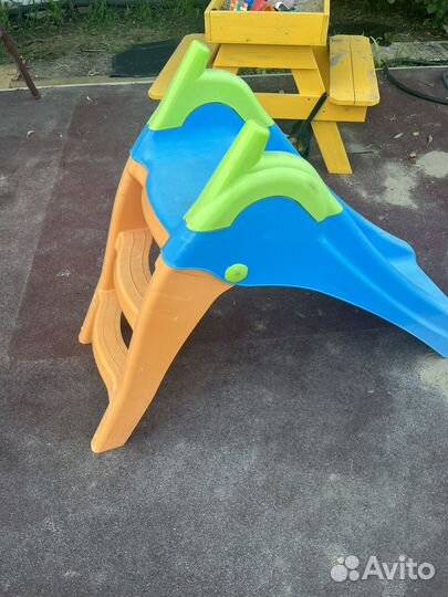 Детская горка пластиковая бу