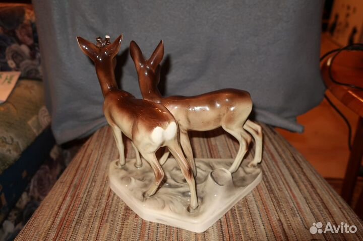 Фарфоровая статуэтка Оленята.Германия