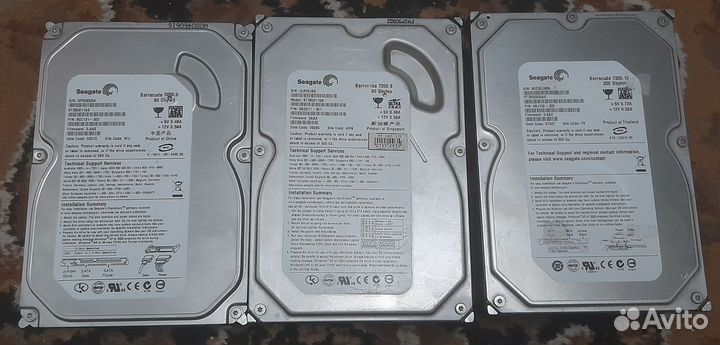 Старые нерабочие HDD
