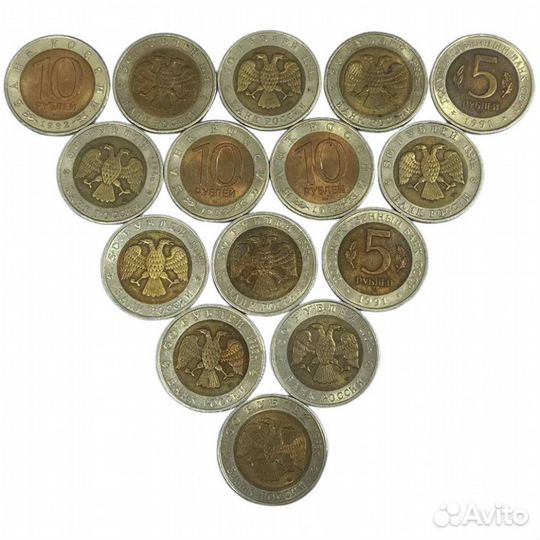 Набор из 15 монет серии Красная Книга России