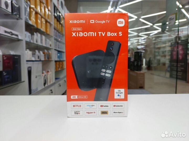 Медиаплеер Xiaomi Mi Box S 2nd Gen Новый,Гарантия