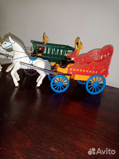 Телега с повозчиком(редкость)ссср
