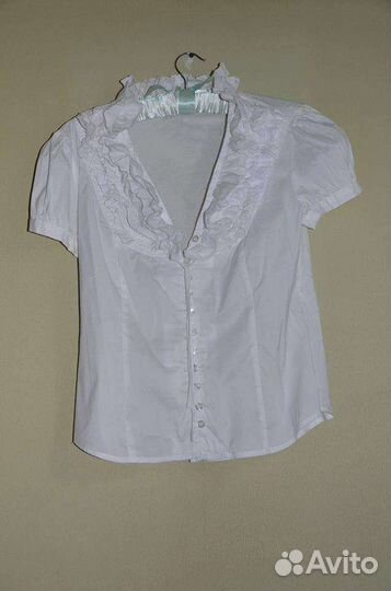Блузка белая