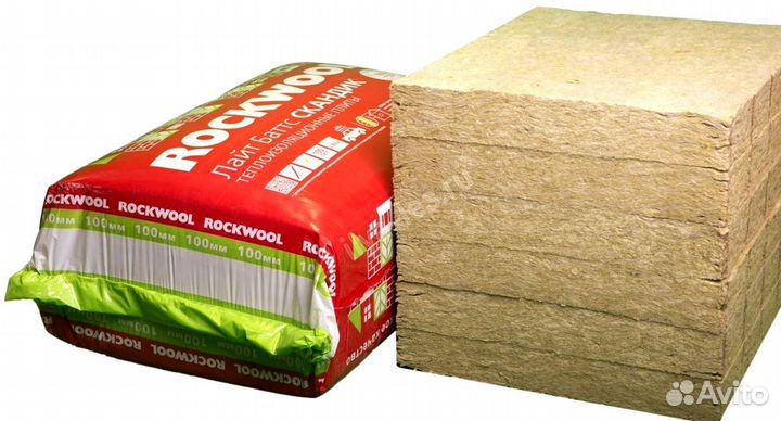 Утеплитель роквул (rockwool)