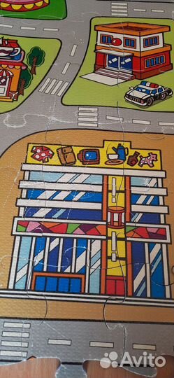 Развивающий коврик пазл