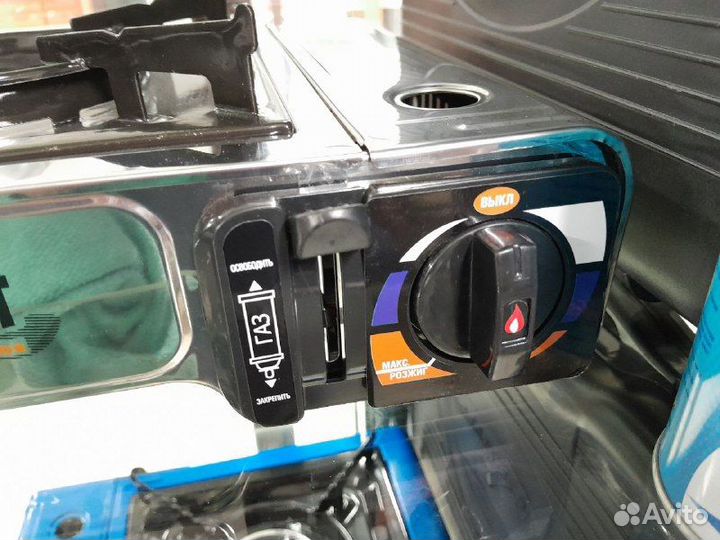 Туристическая газовая плита 2 баллона в комплекте