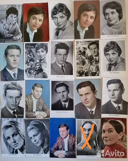 Открытки актеры кино