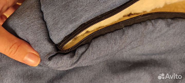 Зимний конверт в коляску на овчине