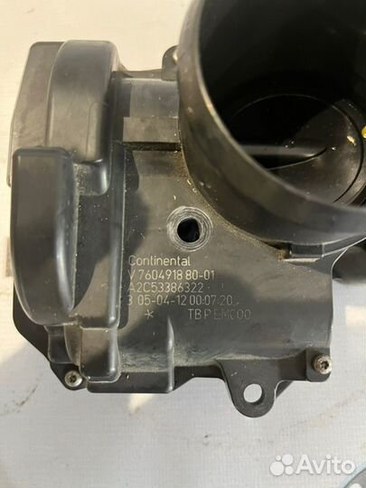 Дроссельная заслонка Bmw F 20 хэтчбэк N13B16A 2012