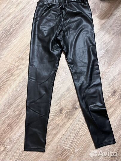 Брюки кожаные