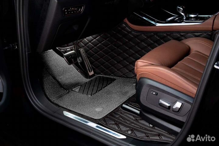 3D Коврики Range Rover Салон Багажник из Экокожи