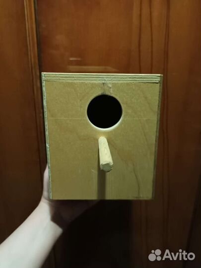 Гнездовой домик для волнистых попугаев