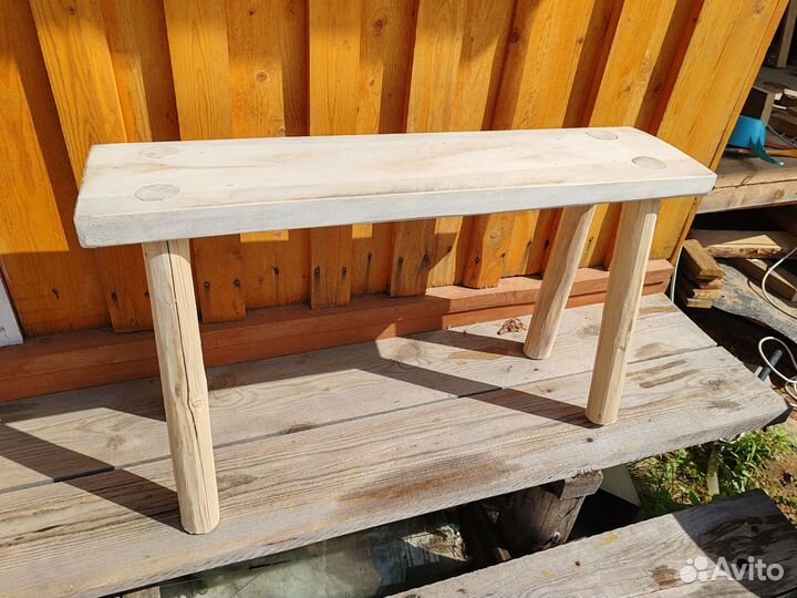 Скамейка деревянная без спинки