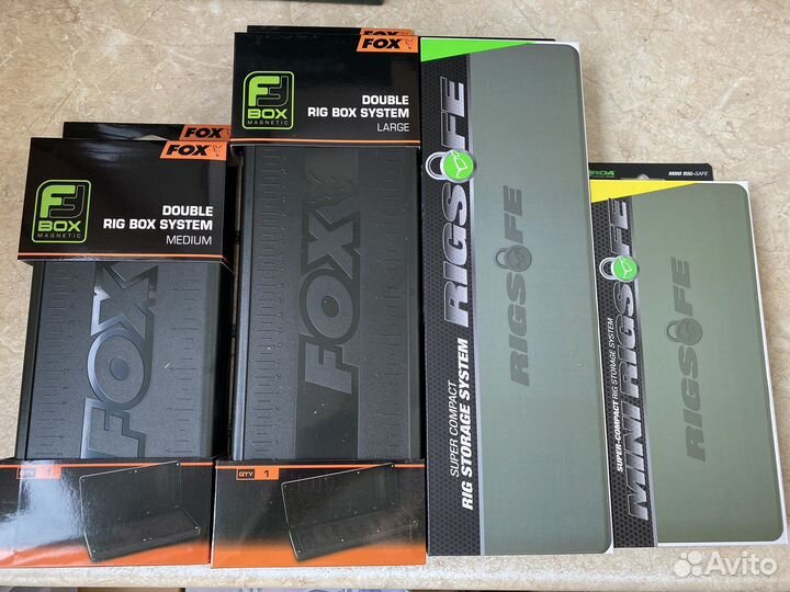 Продам новые коробки и поводочницы Korda, Fox