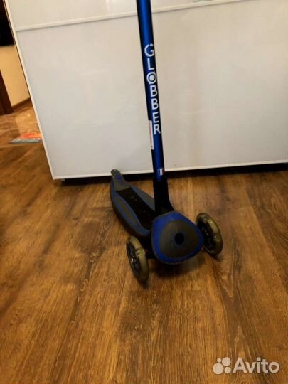 Самокат Globber master lights трехколесный