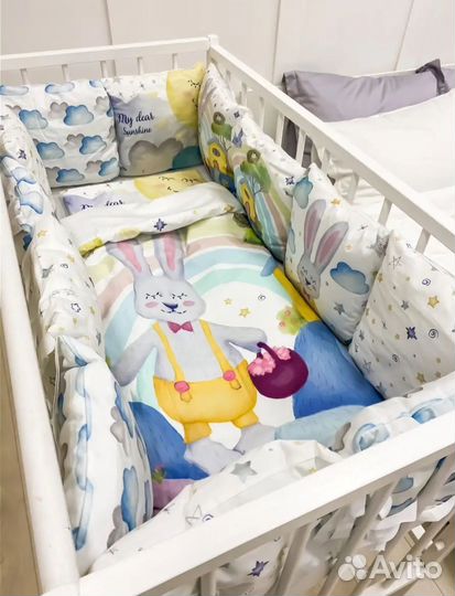 Бортики в кроватку