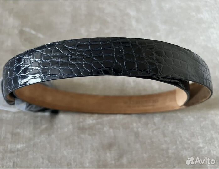 Ремень крокодиловый W.Kleinberg США