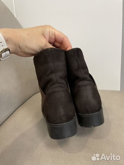 Ботильоны 38 размер замша