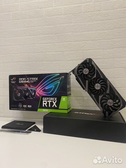 Видеокарта RTX 3070 ROG strix/Гарантия