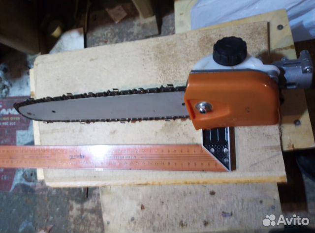 Цепная насадка на триммер