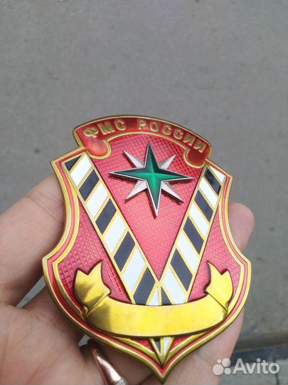 Нагрудный знак фмс России жетон