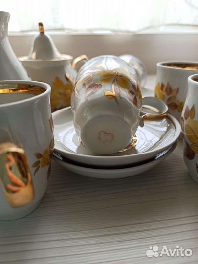 Сервиз кофейный СССР винтаж Сысертский фз