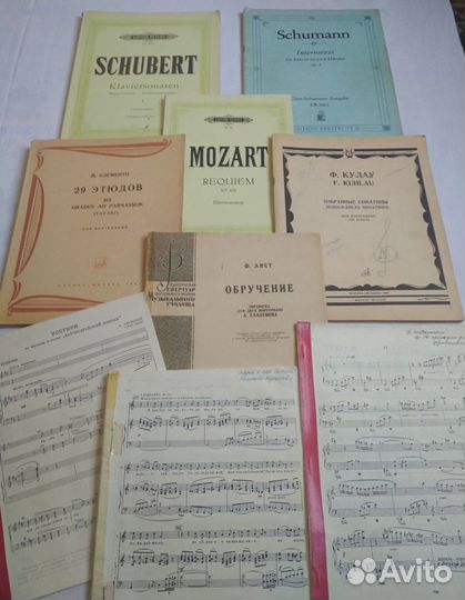 Ноты Шуберт Шуман Моцарт и др