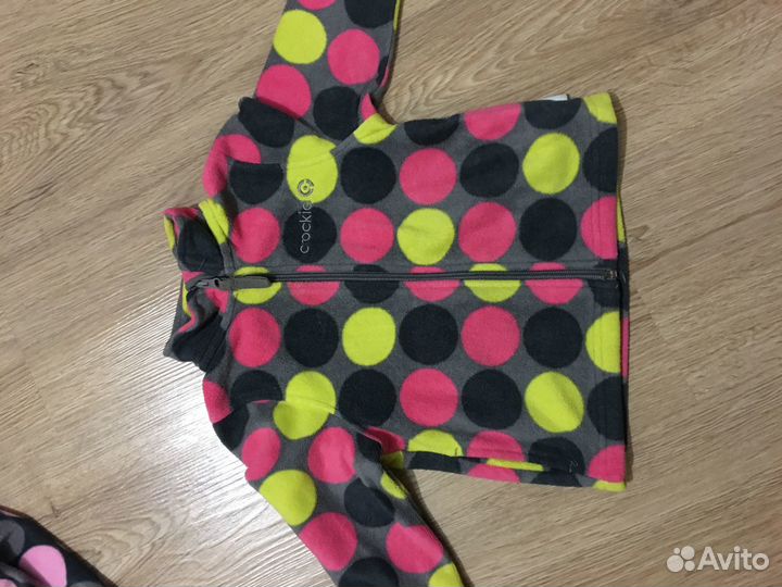 Флисовая кофта для девочки Крокид