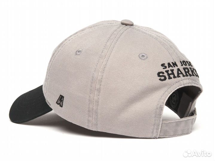 Бейсболка NHL San Jose Sharks серая (подростковая)