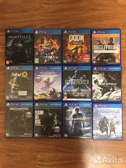 Игры для приставок ps4