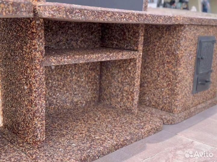 Печь барбекю, модуль под казан, тандыр