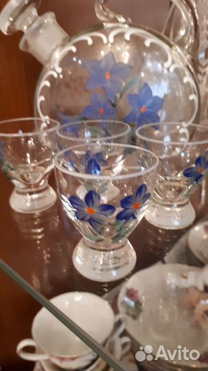 Антикварный набор для ликера(Германия)