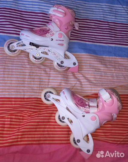 Роликовые коньки детские раздвижные