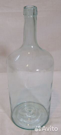 Получетверть старинная Бутылка для самогона №9825