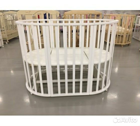 Кровать Овальная Северянка 3 белая Новая в упаковк