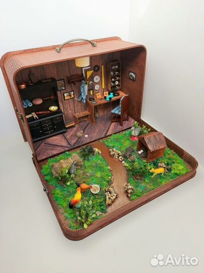 Домик-ферма, румбокс- чемоданчик, для мальчика