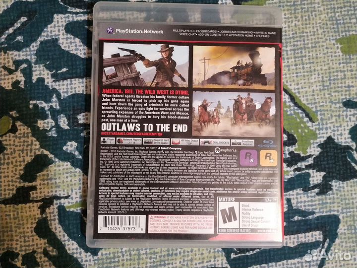 RED dead redemption PS3