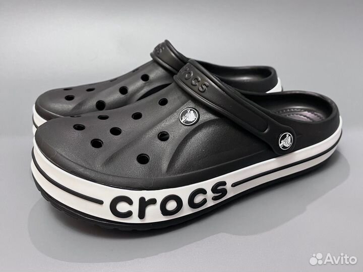 Crocs сабо мужские черные