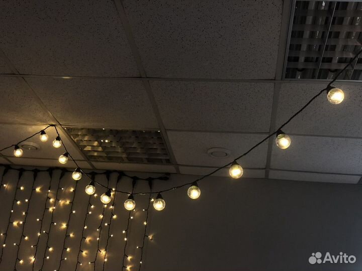 Уличная Ретро гирлянда 10м с лампами