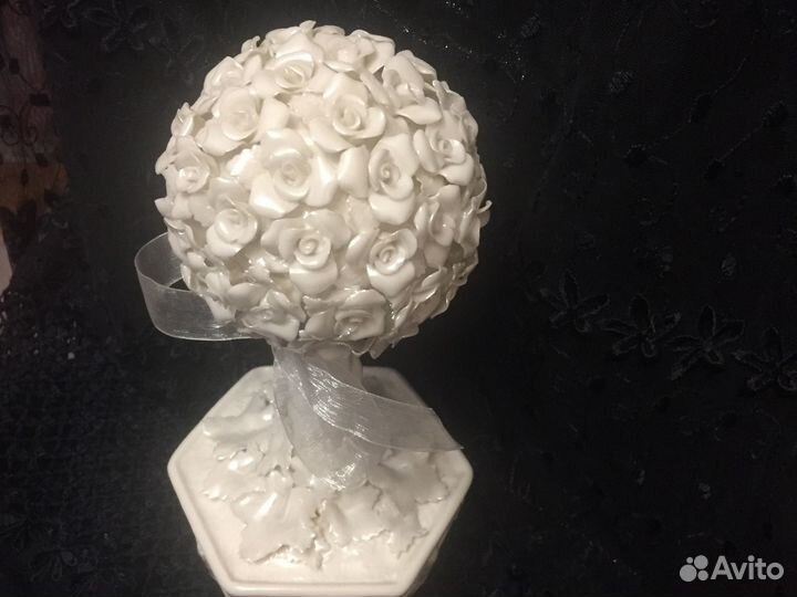 Фигурка статуэтка фарфор павон музыкальная