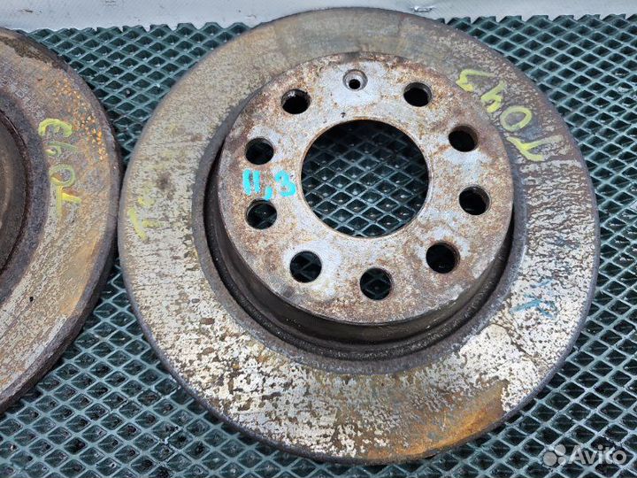 Диски тормозные задние Volkswagen Tiguan 5N2 2.0