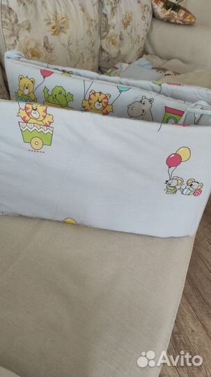 Бортики в детскую кроватку бу