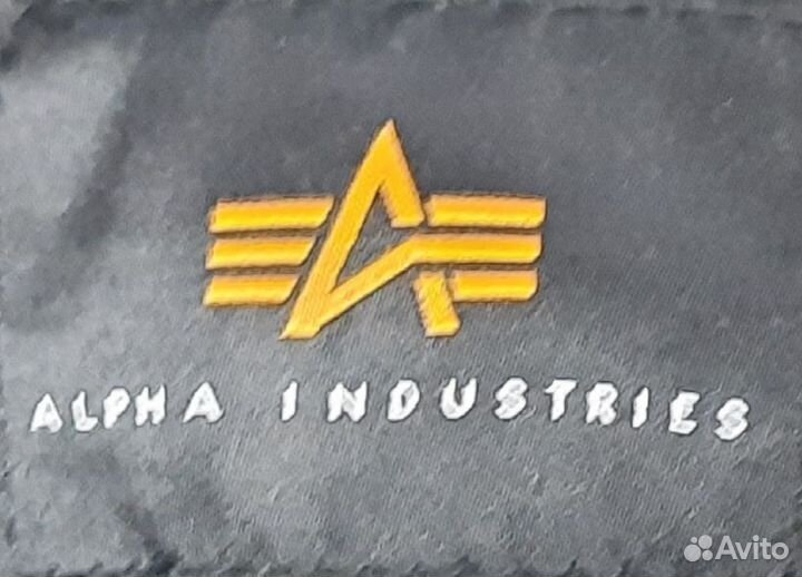 Бомбер Alpha industries ma 1 черный демисезонный