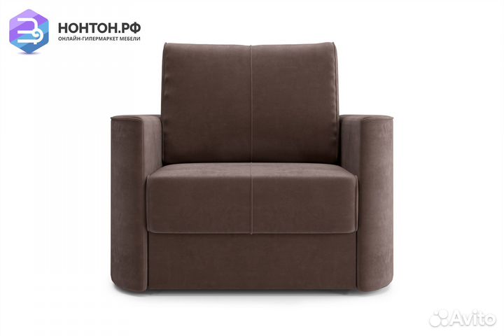 Кресло еврокнижка Колибри коричневое