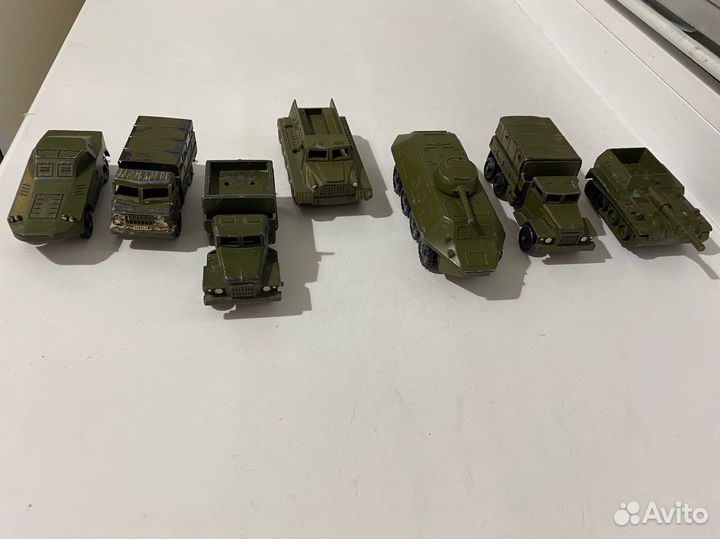 Машинки военные металл СССР