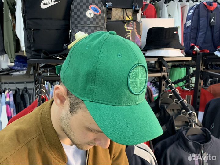 Кепка Stone Island / зеленая