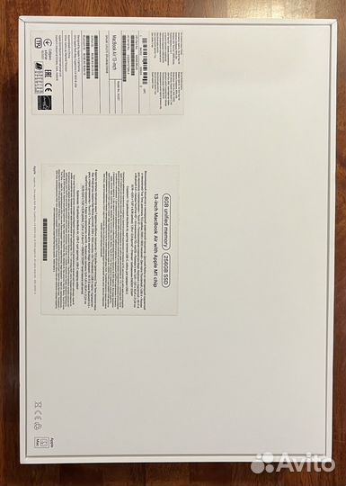 Macbook Air m1 Ростест 8gb 256ssd