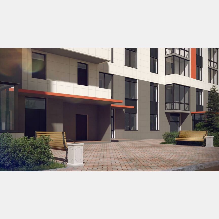 1-к. квартира, 42,8 м², 1/22 эт.