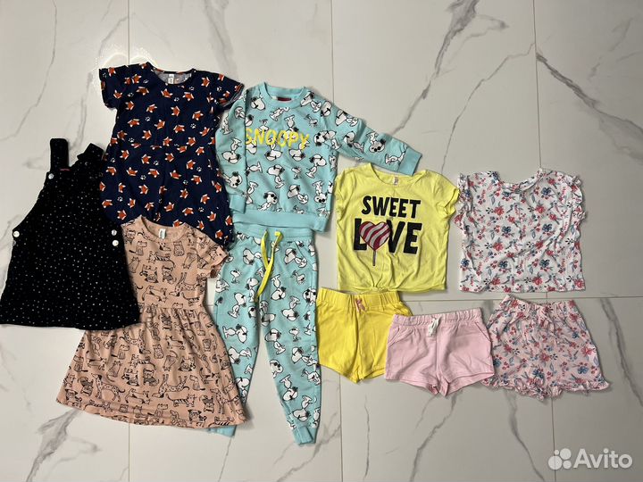 Пакет вещей для девочки 110-116