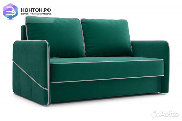 Диван еврокнижка Энерджи изумрудный